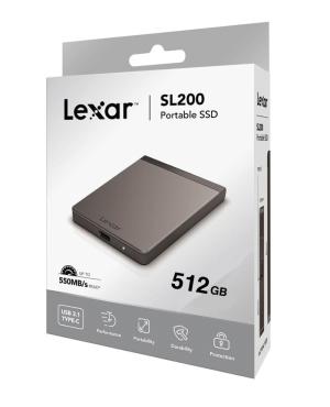 SSD Portable Lexar SL200 512 Go