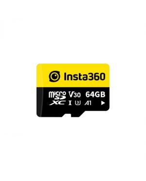 Carte Mémoire Insta360 64 Go Classe V30 pour Caméras 360° et Action Cam